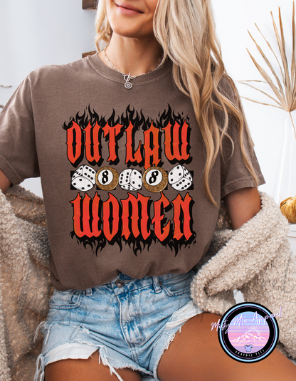Outlaw women graphic tee