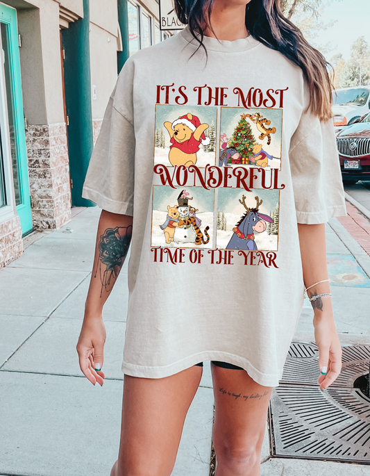 It’s the Most wonderful time of the year Christmas P00h Graphic Tee