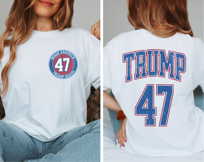 Trump 47 tee