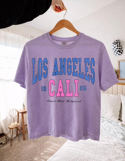 Los Angeles Cropped Boxy Tee