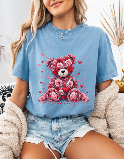 Valentines Bear Graphic Tshirt