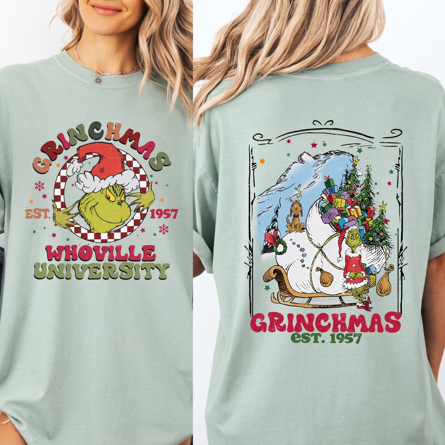 Grinchmas Whoville university tshirt