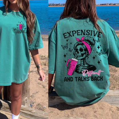 Difficult and talks back tee