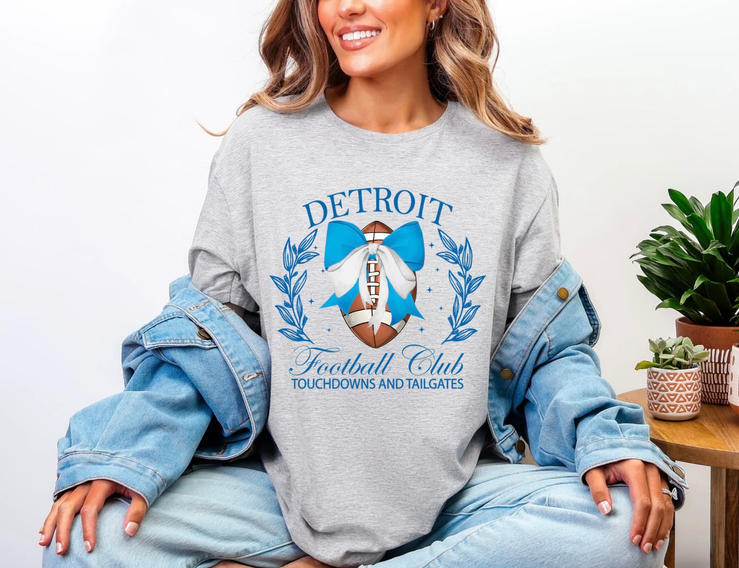 Football Teams Bow Graphic Tee