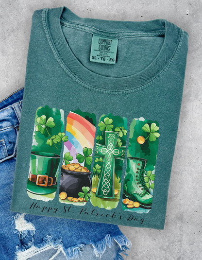 St Patrick’s Day collage Graphic Tshirt