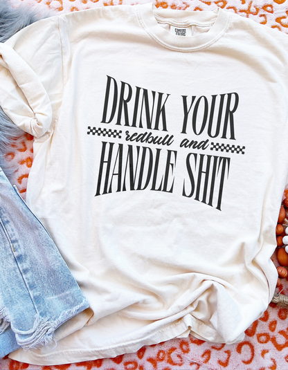 Drink Your Redbull Graphic Tshirt