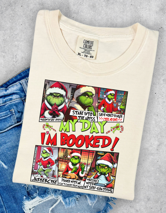 My day is booked graphic tshirt