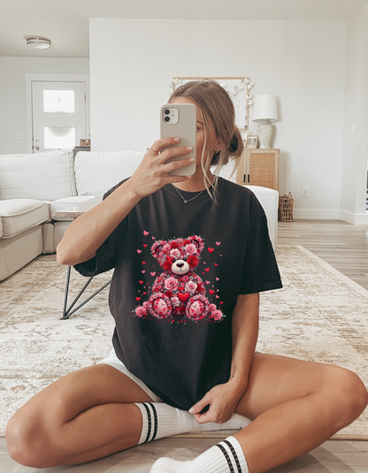 Valentines Bear Graphic Tshirt