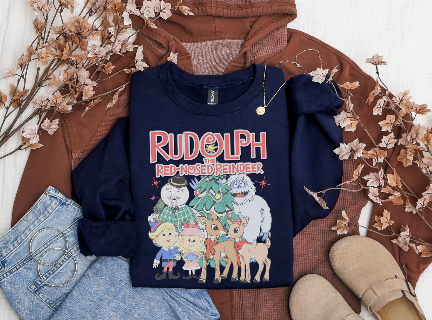 Rudolph Vintage Crewneck Sweater