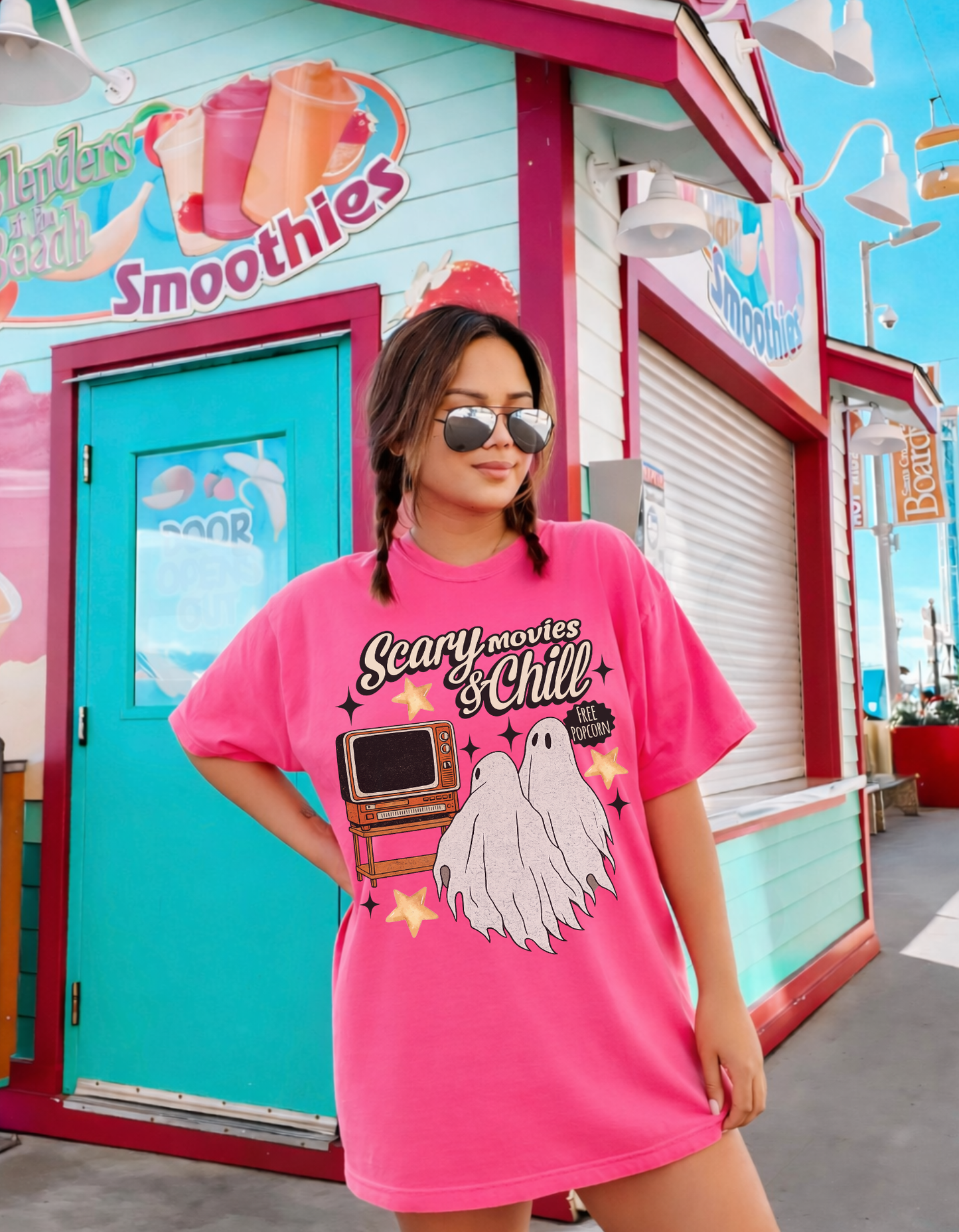 Scary movies and Chill Tee