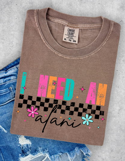 I need an Alani graphic tshirt
