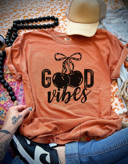 Good vibes graphic tee