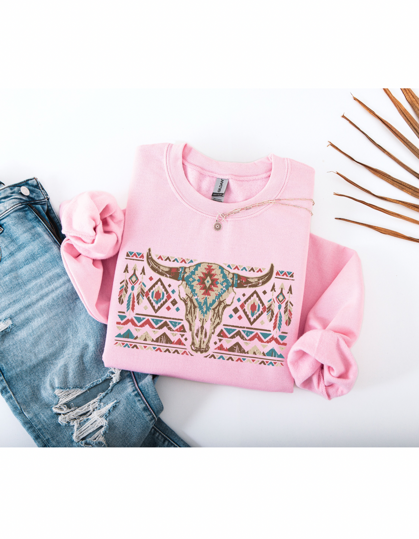 Aztec Bull Crewneck Sweater