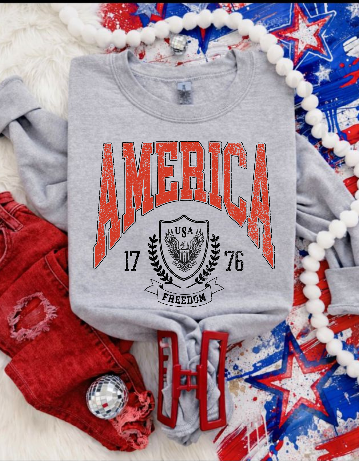 Vintage America Crewneck Sweater