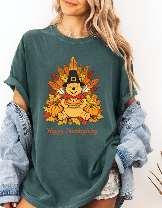 Happy Thanksgiving Pooh Tshirt