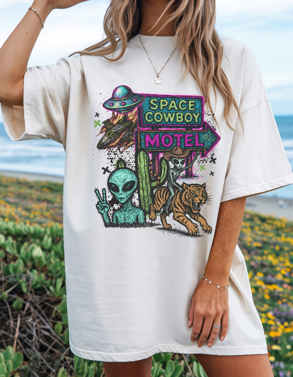Space Cowboy Motel Graphic Tee