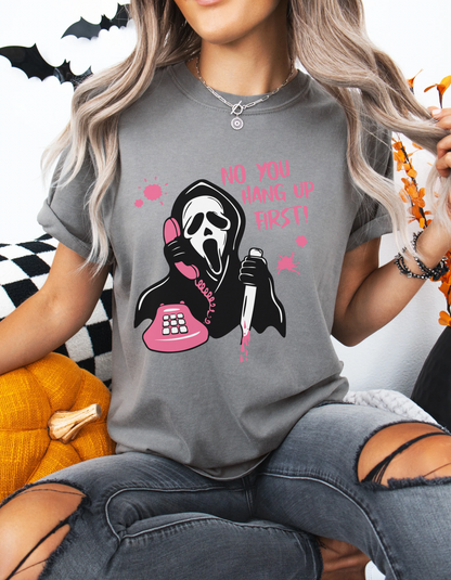 No you hang up first ghostface tee