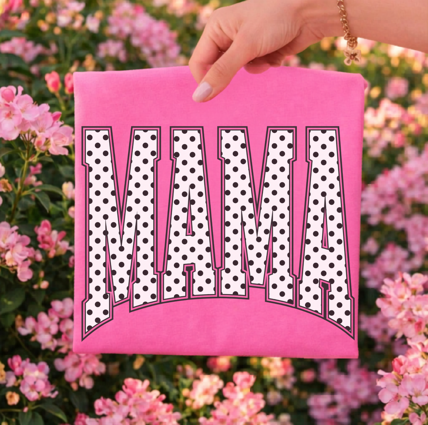 Polka dot Mama Tee