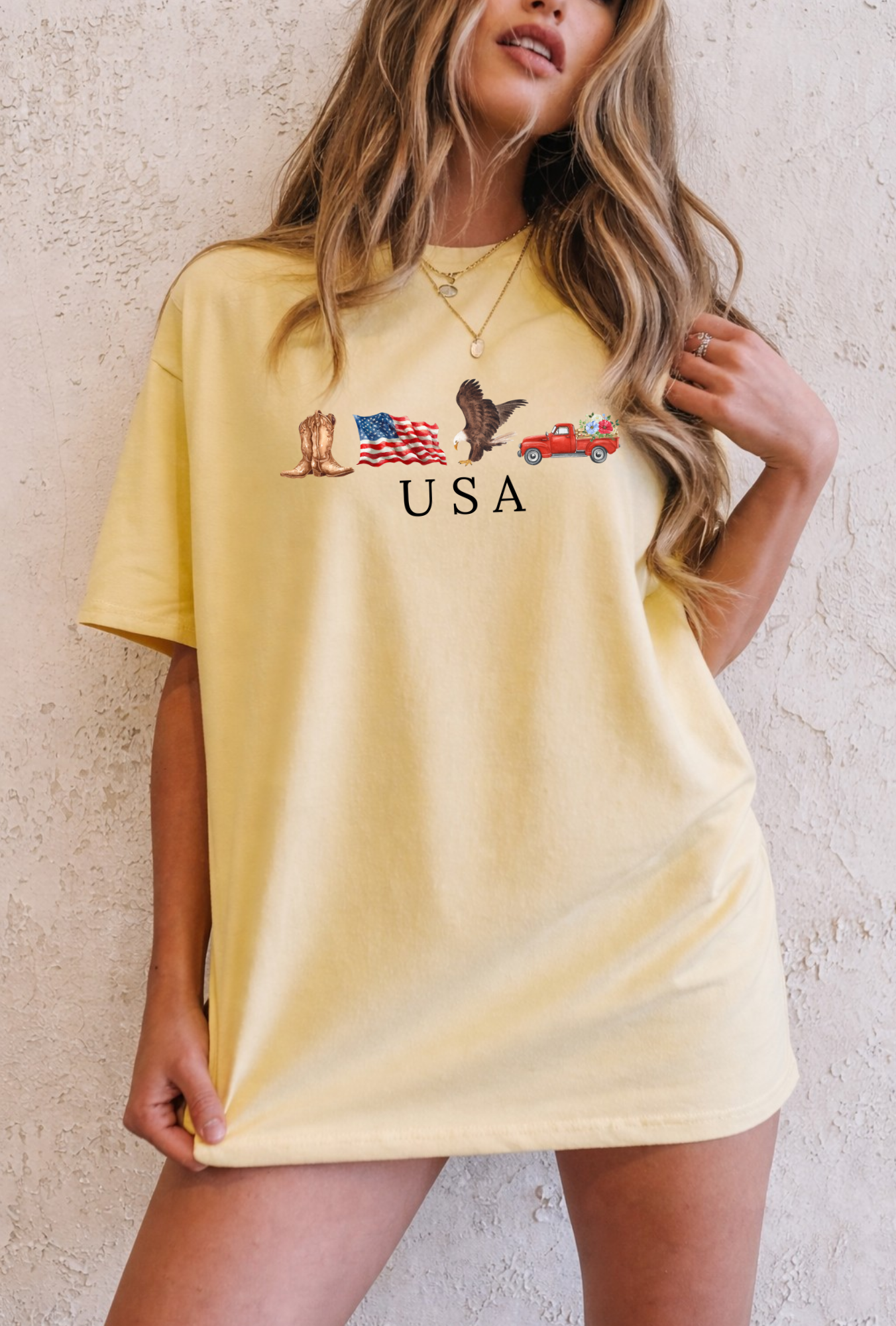 USA Icons Graphic Tee