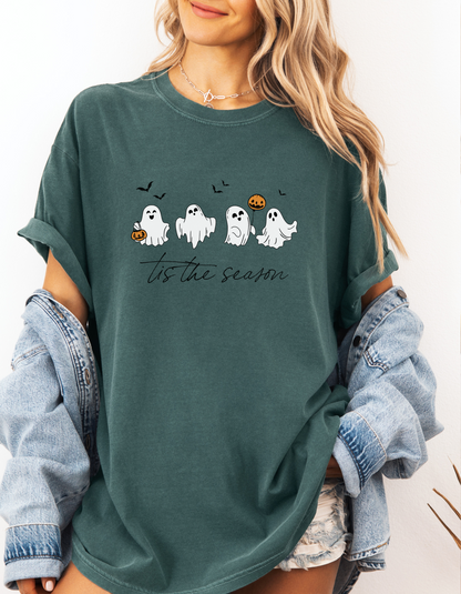 Ghosts Tis the Season graphic tshirt
