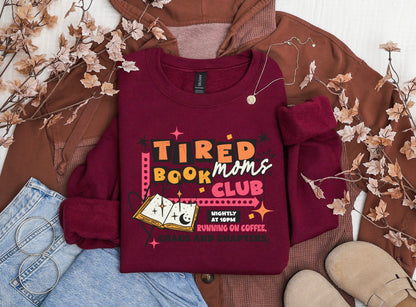 (PRE-ORDER) Tired Moms Book Club Crewneck Sweater