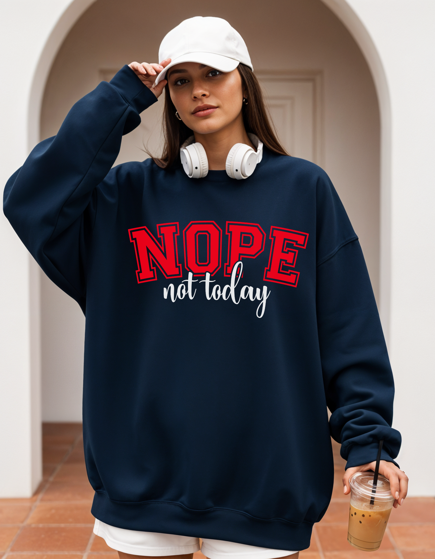 Not Today Crewneck Sweater