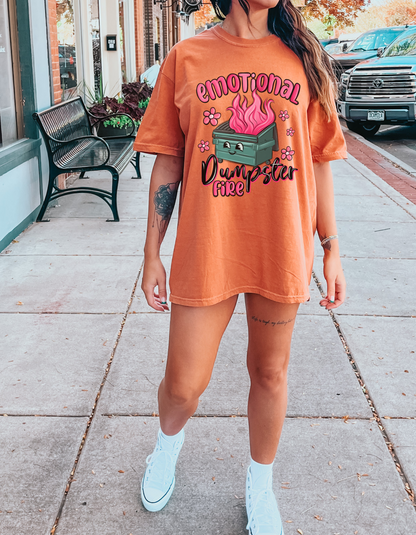 Emotional dumpster fire tshirt