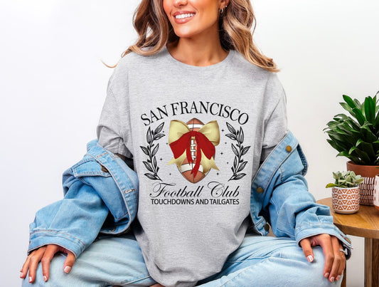 Football Team Bows Graphic Tee