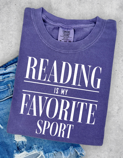 Reading is my Favorite Sport Tshirt