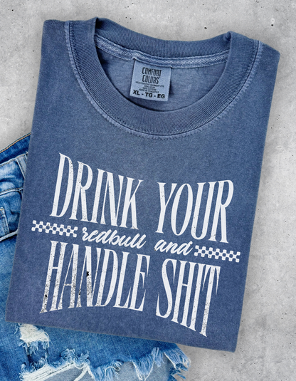 Drink Your Redbull Graphic Tshirt