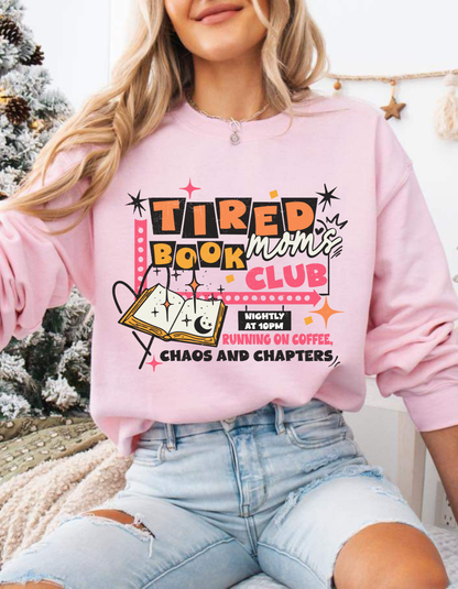 (PRE-ORDER) Tired Moms Book Club Crewneck Sweater