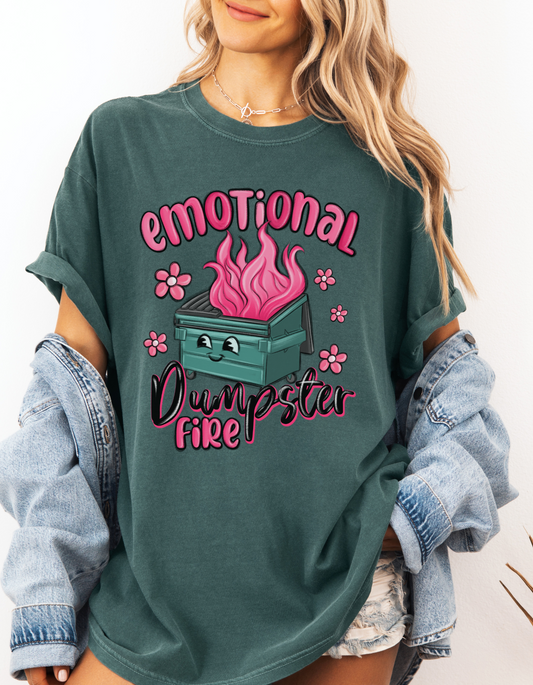 Emotional dumpster fire tshirt