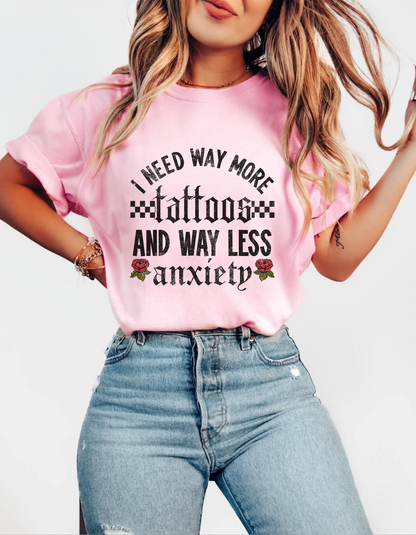 Way More Tattoos Graphic Tshirt