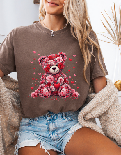 Valentines Bear Graphic Tshirt