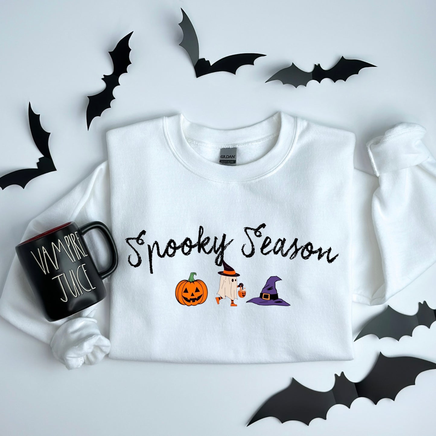 Spooky season crewneck sweater