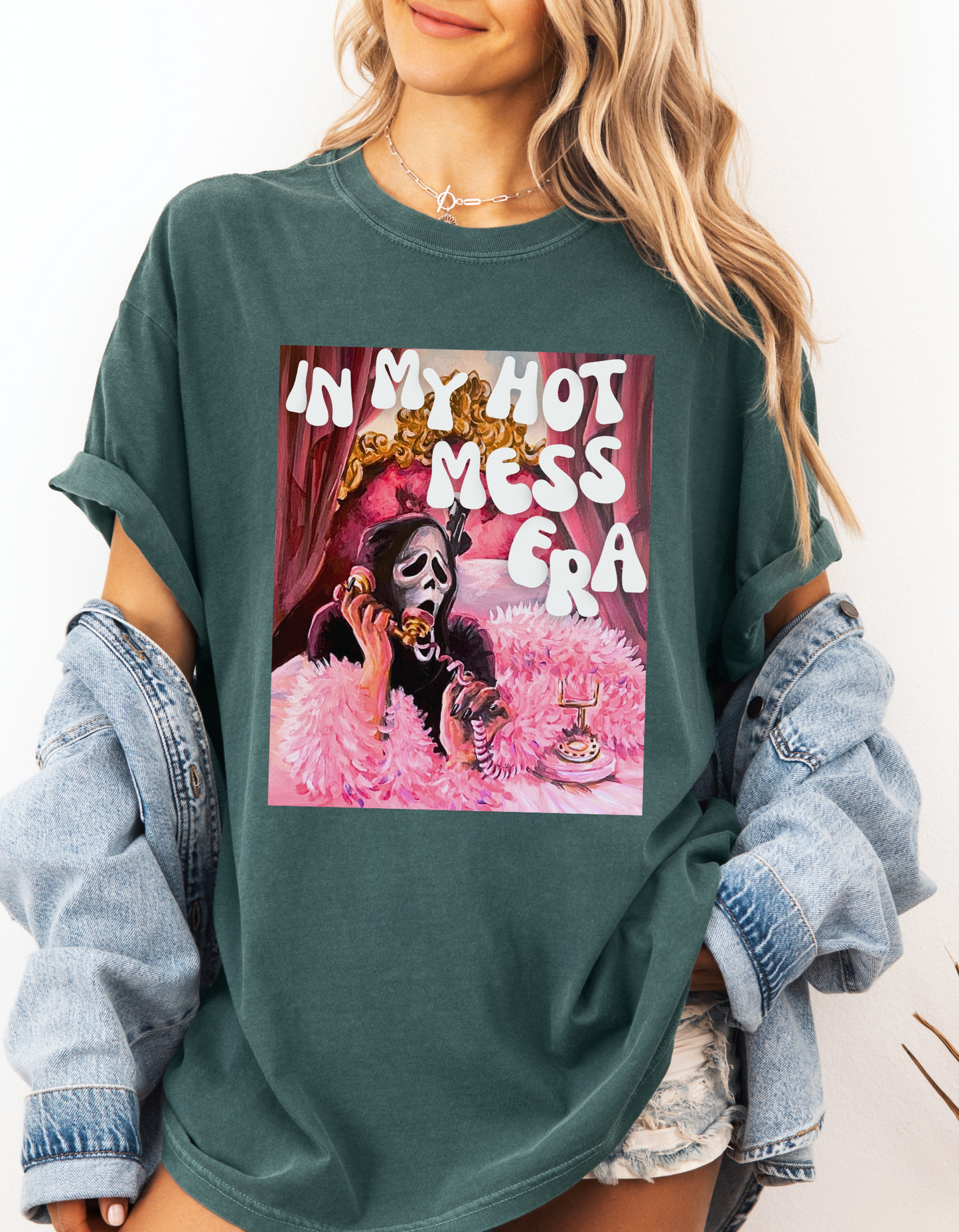 Hot Mess Era Ghostface Graphic Tee