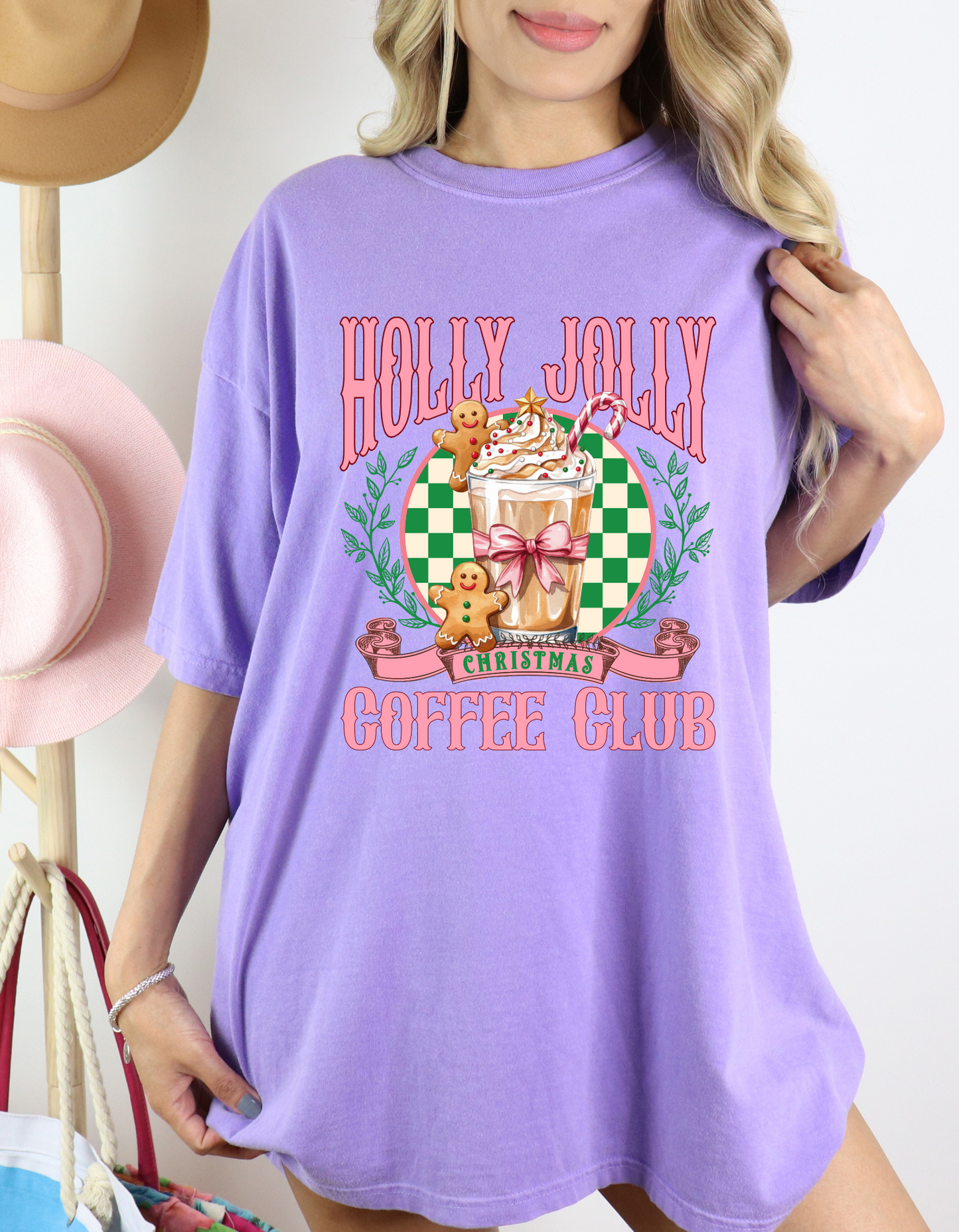 Holly Jolly Coffee Club Graphic Tee