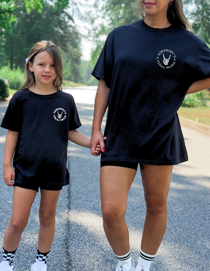 Matching Mama and me Feral graphic tee