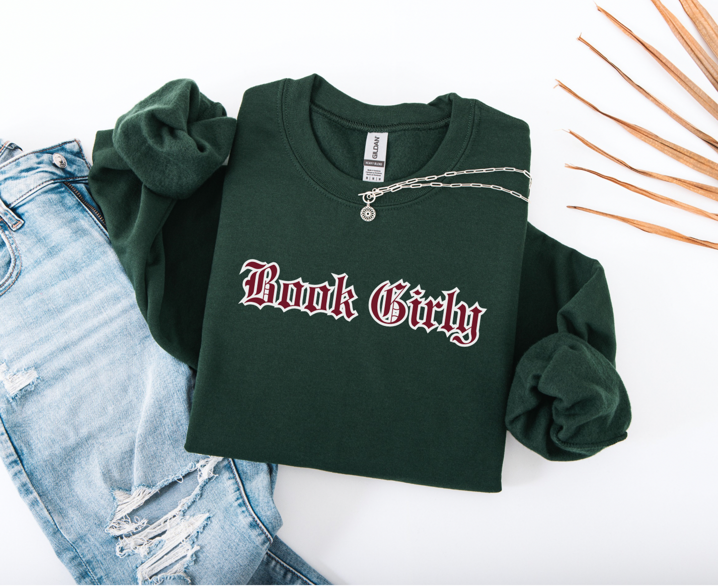 Book girly Crewneck Sweater