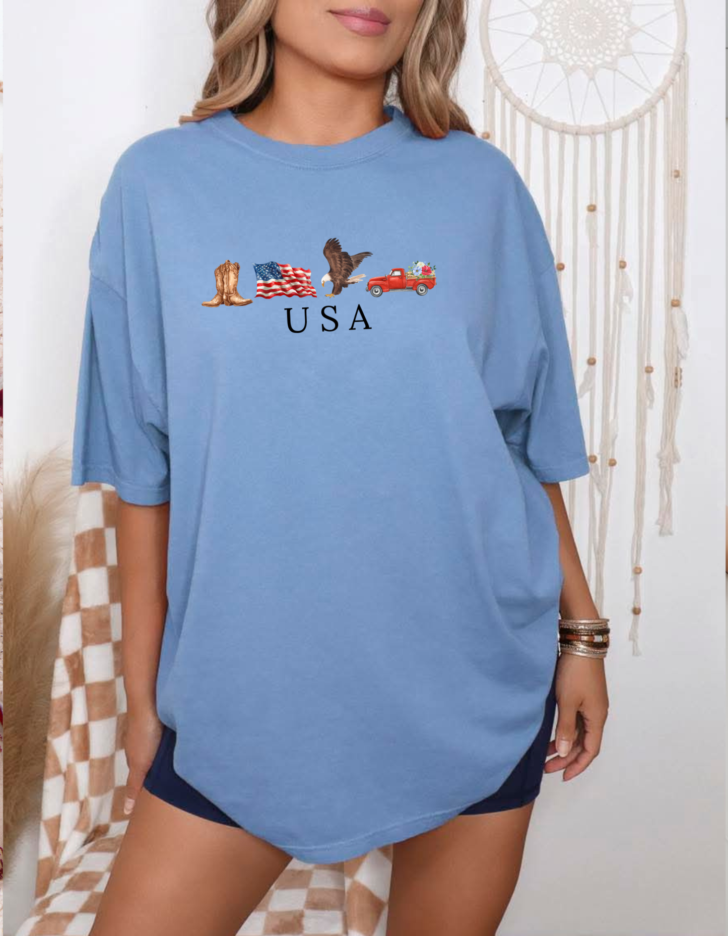 USA Icons Graphic Tee
