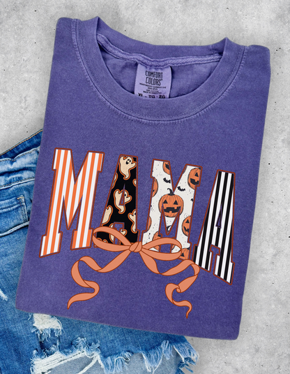 Spooky mama coquette graphic tee