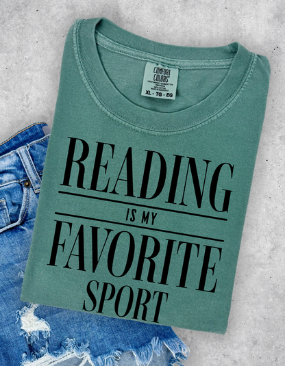 Reading is my Favorite Sport Tshirt