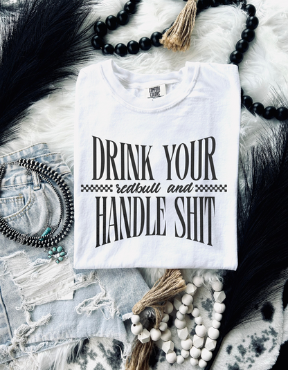 Drink Your Redbull Graphic Tshirt