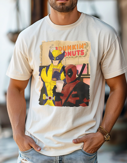 Deadpool x Wolverine Dunkin Tee