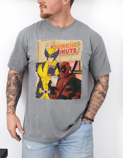 Deadpool x Wolverine Dunkin Tee