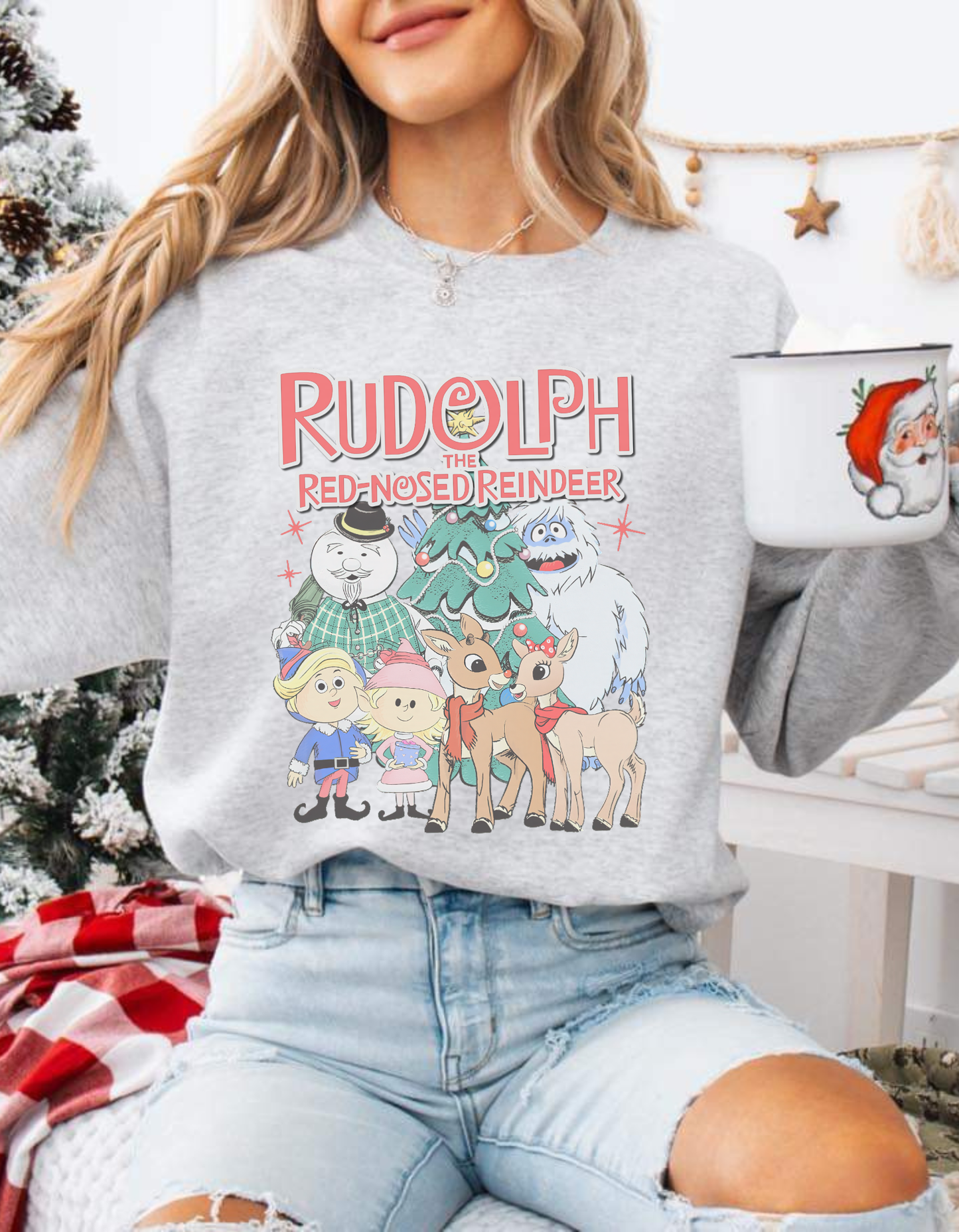 Rudolph Vintage Crewneck Sweater