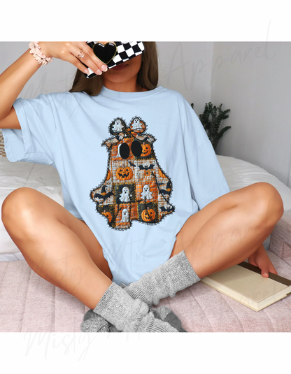 Patchwork Ghost Graphic Tee