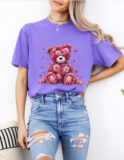 Valentines Bear Graphic Tshirt