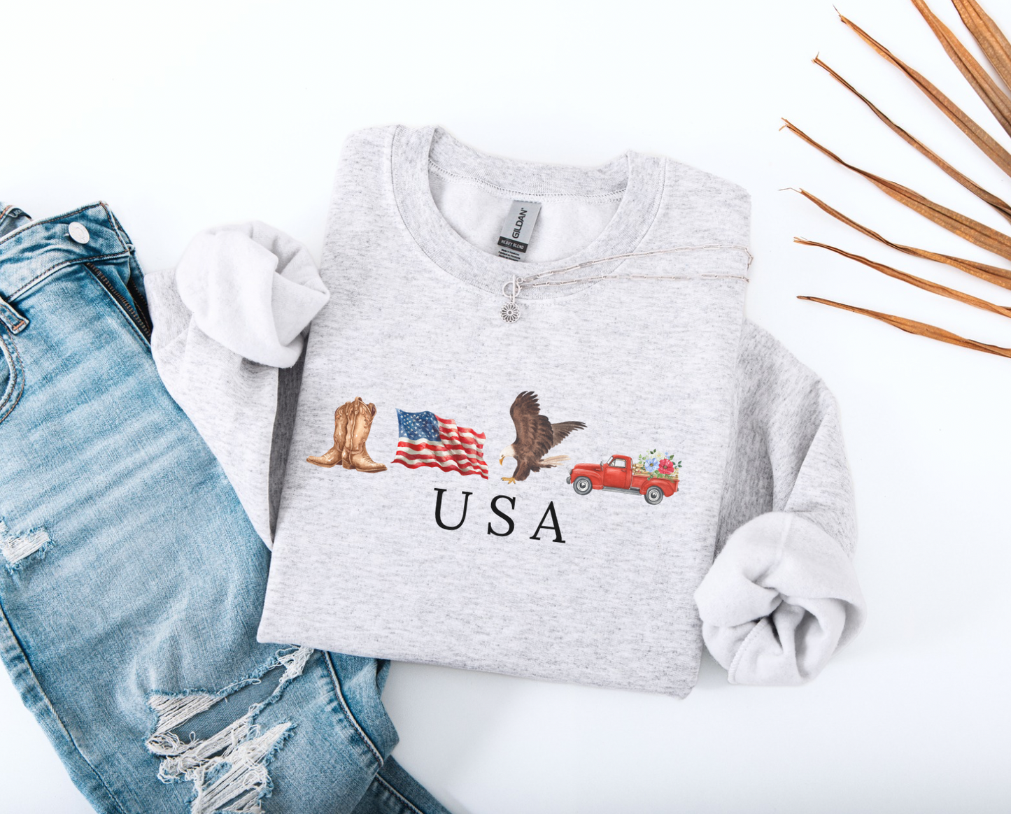 (Pre-order) USA Icons Crewneck Sweater