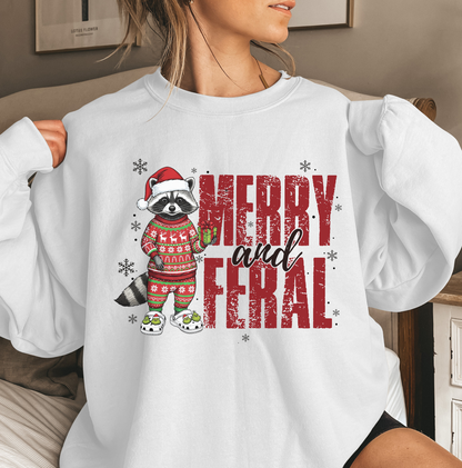 Merry and feral Crewneck sweater